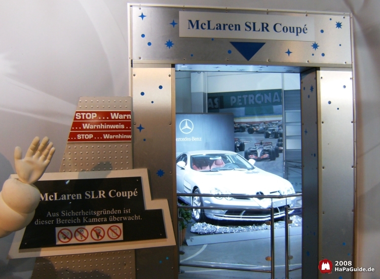 Autohall - Zugang McLaren SLR Coupé