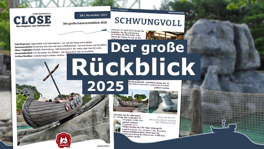CLOSE - Das Magazin von HaPaGuide mit dem Saisonrückblick 2025 Der große Saisonrückblick 2025 in Magazinform
