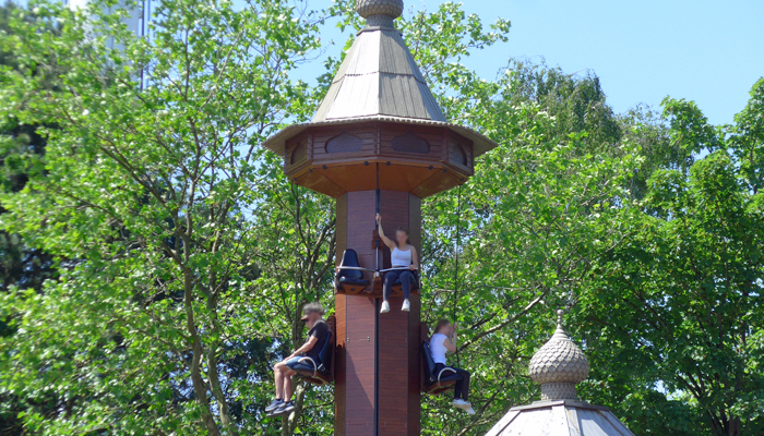 Mit eigener Zugkraft den Turm erklimmen