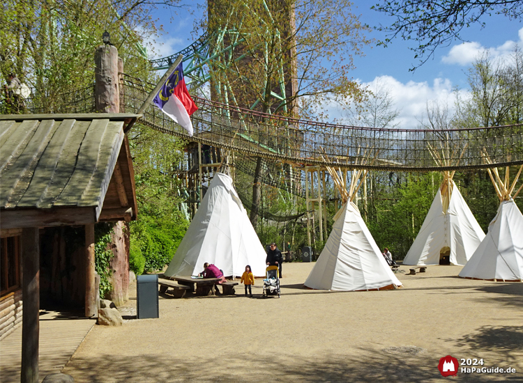 Abenteuerland - Tipi-Lager Zelte