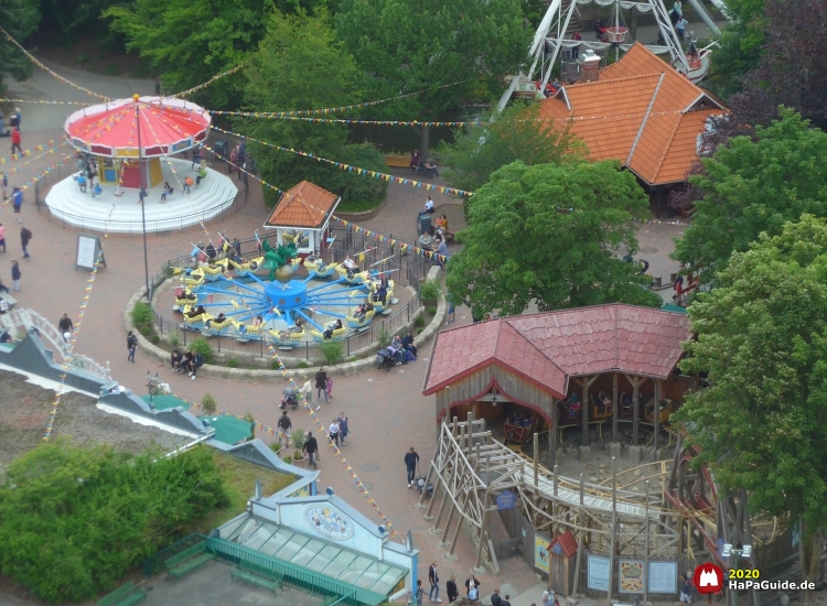 Alter Jahrmarkt - Blick von oben