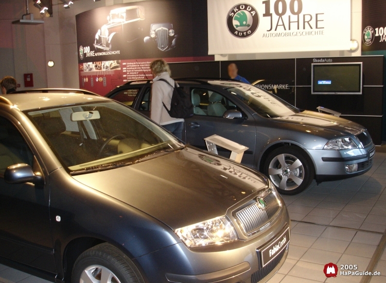 Autohall - Ausstellung 100 Jahre Skoda