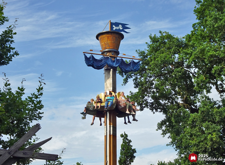 Awildas Ausguck - Die Gondel unter der Turmspitze