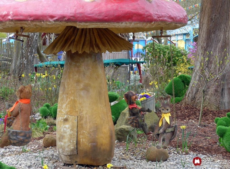 Blumenmeerbootsfahrt - Drehender Fliegenpilz