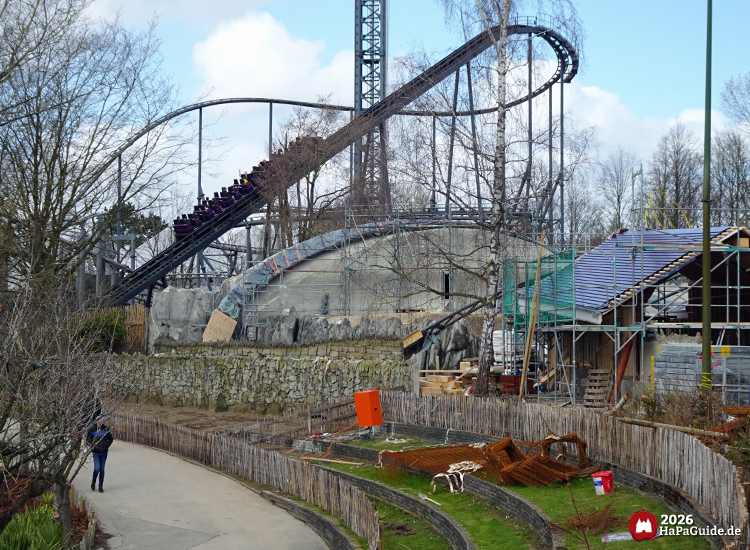 Cornwall Coaster - Viadukt unter Nessies Lift