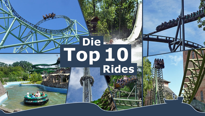 Die Top 10 Attraktionen im Hansa-Park