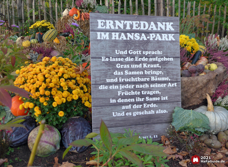 Erntedank im Hansa-Park - Bibelpsalm