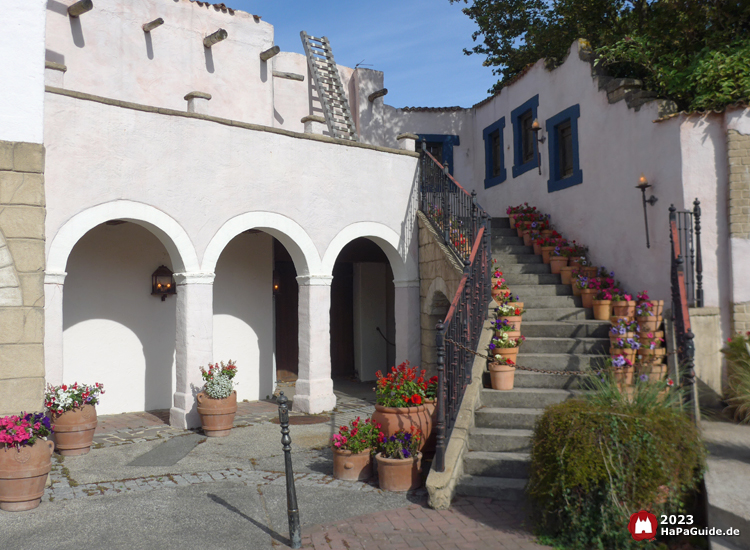 Fiesta del Mar - Treppe mit Blumen Arena del Mar