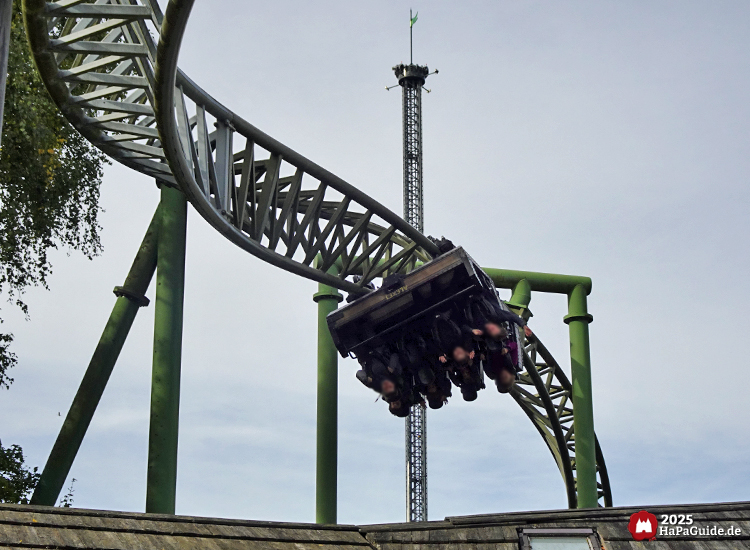 Flucht von Novgorod - Überkopf in der Heartline-Roll