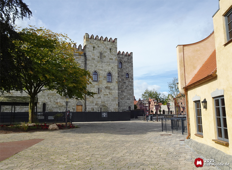Großprojekt 202X - Blick aus dem Hansa-Garten auf den Palacio de Braga