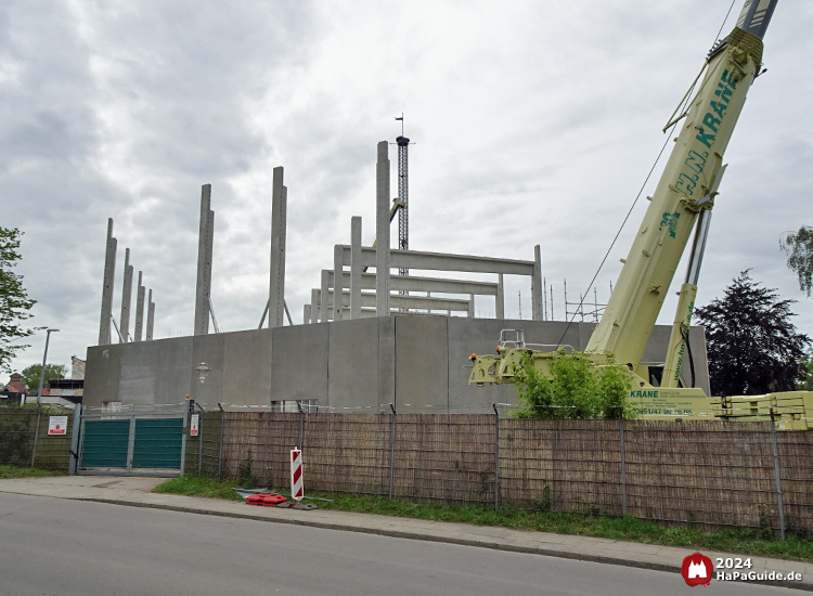 Großprojekt 202X - Baustelle Best Kept Secret Rückansicht