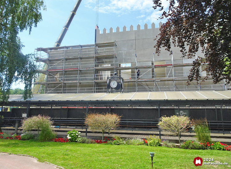 Großprojekt 202X - Seitenansicht hinter Bahnhof Hansa‑Park Express
