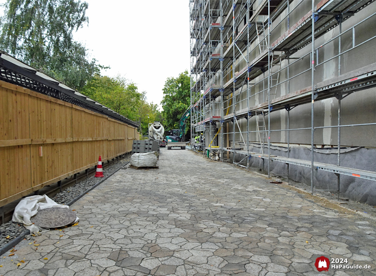 Großprojekt 202X - Gang zwischen Hauptbahnhof Hansa‑Park Express und Palacio de Braga