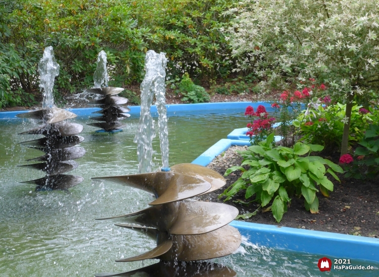 Hansa-Garten - Schiffsschrauben mit Wasser