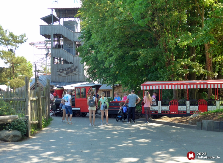 Hansa‑Park Express - Vorbeifahrt Crazy Mine