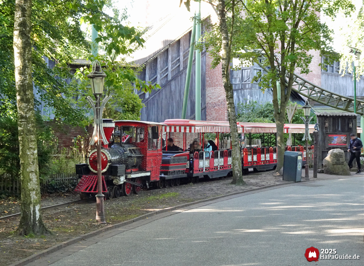 Hansa-Park Express - Vorbeifahrt Zugang Flucht von Novgorod