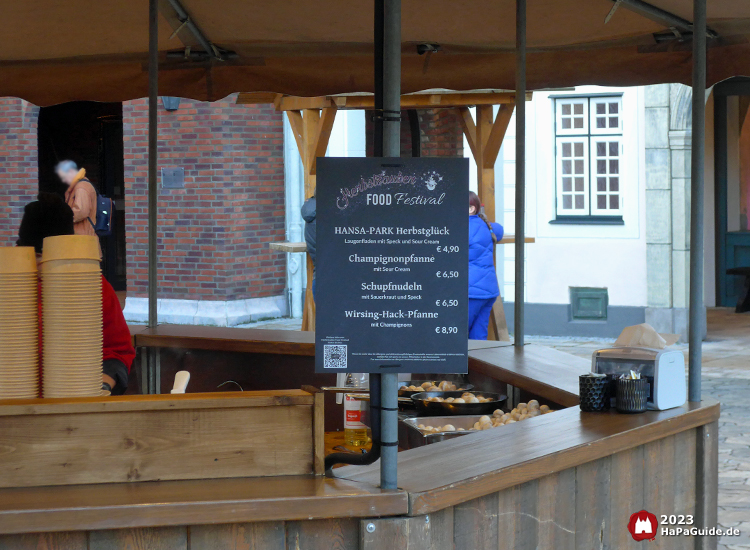 Herbstzauber am Meer - Schild Food Festival