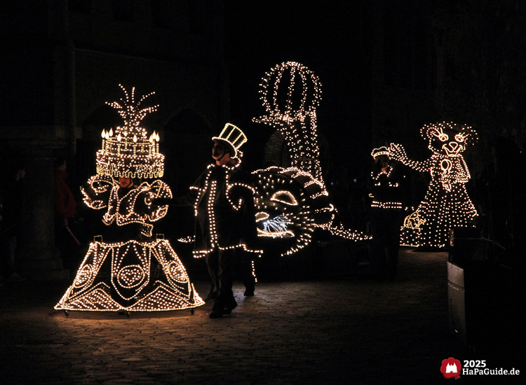 Herbstzauber am Meer - Torte und Seehund bei der Lichterparade