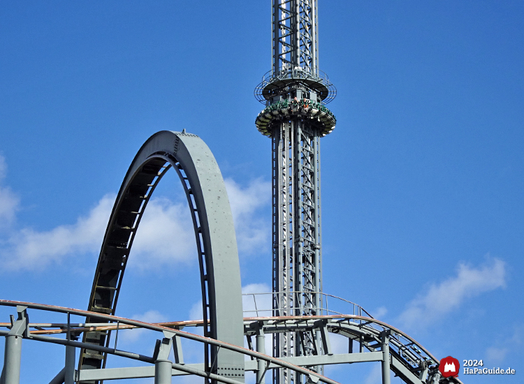 Highlander - Auffahrt hinter Nessies Looping