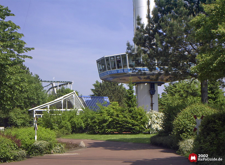 Holsteinturm - Standort mit Stationsgebäude