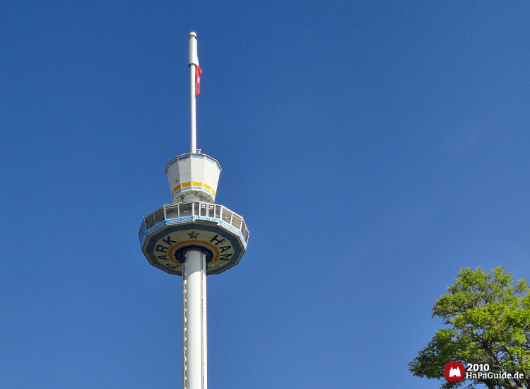 Holsteinturm - Drehkabine unter Turmspitze
