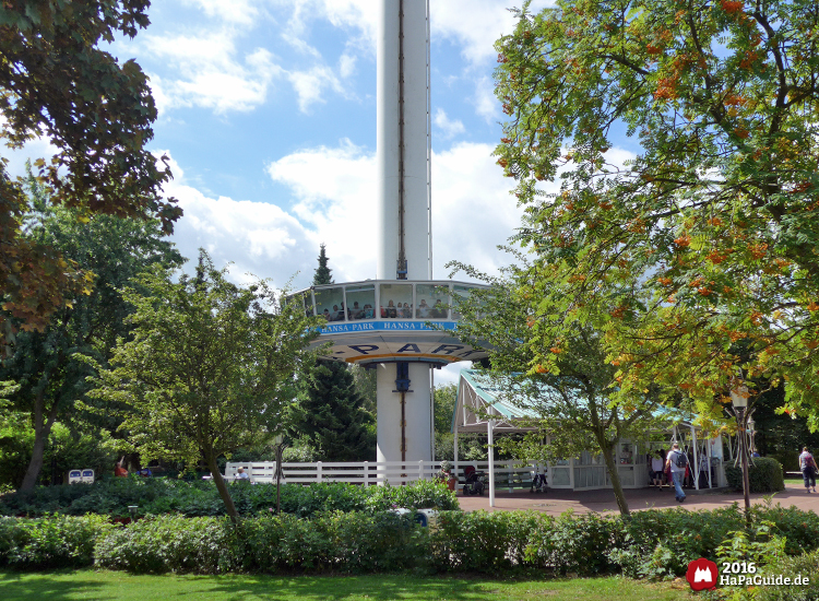 Holsteinturm - Turmauffahrt im Hansa-Garten