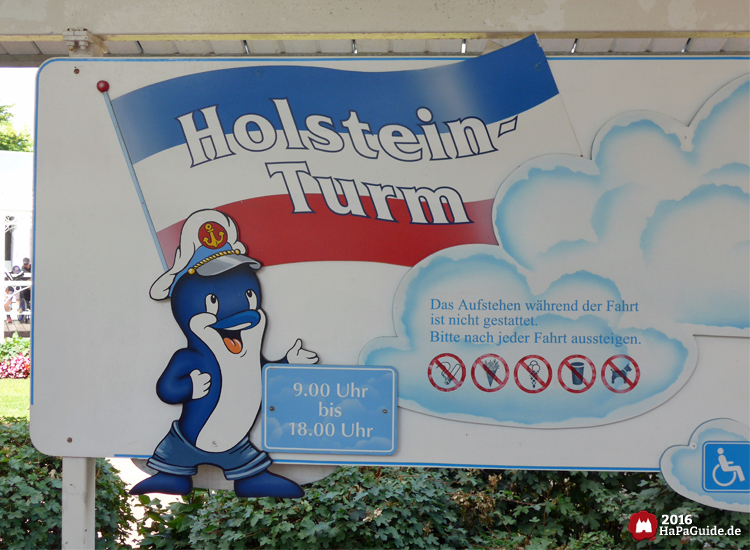 Holsteinturm - Schild
