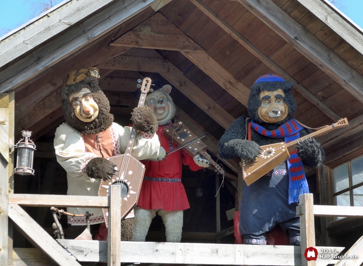 Holzfällerlager - Wildwasser-Country-Band Bärenband