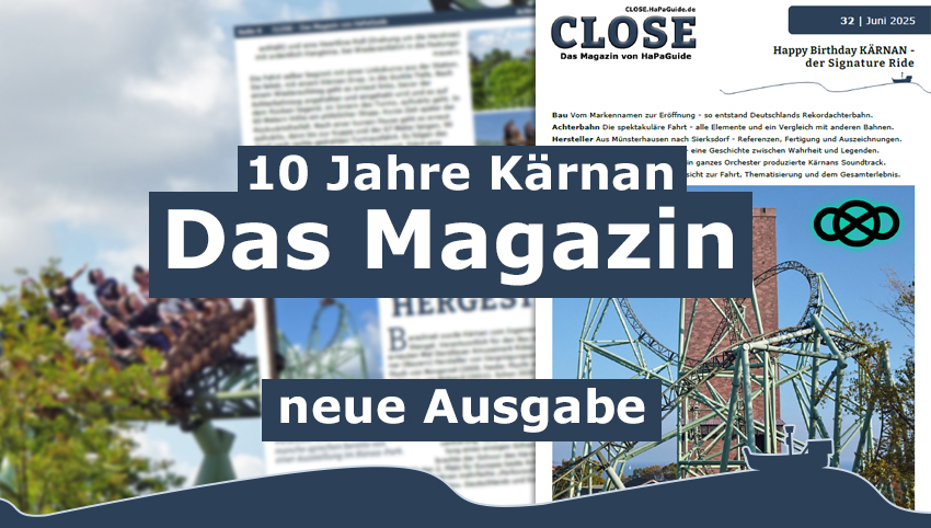 CLOSE - das Magazin von HaPaGuide zu 10 Jahren Kärnan