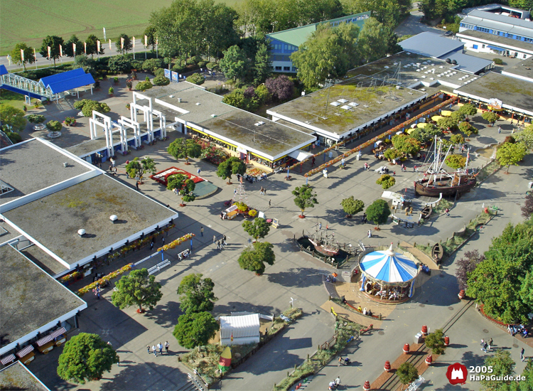 Übersicht der Landungsbrücken aus dem Holsteinturm