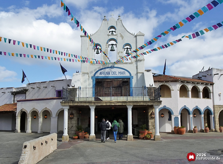 Laser- und Special-Effekt-Show - Frontansicht Arena del Mar