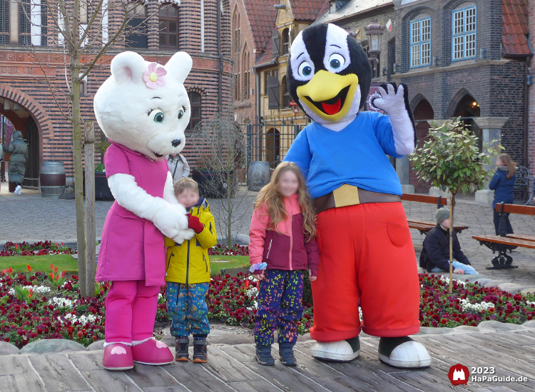 Maskottchen - Emmi und Pingi