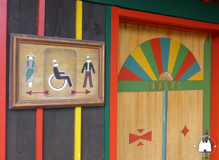 Mexikanischer Erlebnisbereich - Toiletten Caballeros