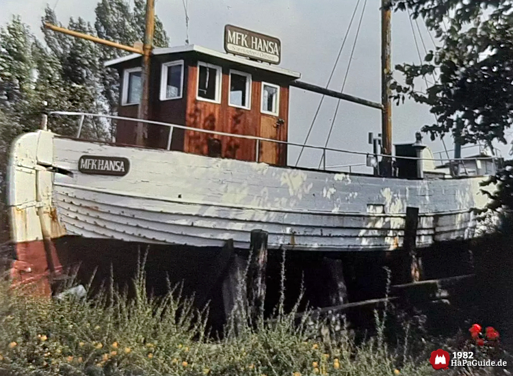 MFK Hansa - Fischkutter Emilio - Seitenansicht weißer Rumpf