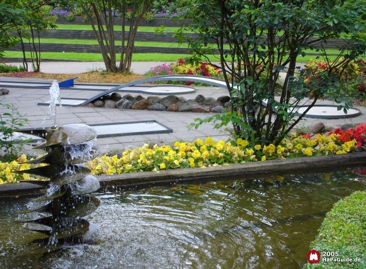 Minigolf - Schiffschraube Wasser