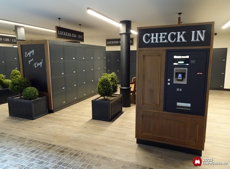 Neuheiten 2025 - Schließfach Check-In Automat