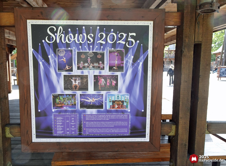 Neuheiten 2025 - Showtafel