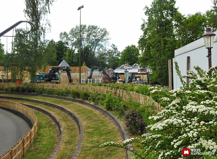 Neuheiten 2026 - Achterbahnbaustelle im Hansa-Garten