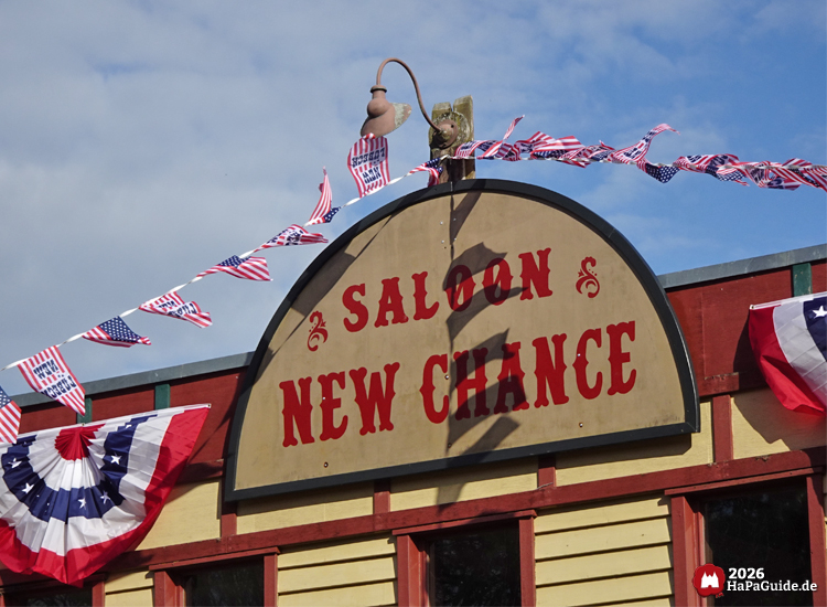 Neuheiten 2026 - Schild Saloon New Chance