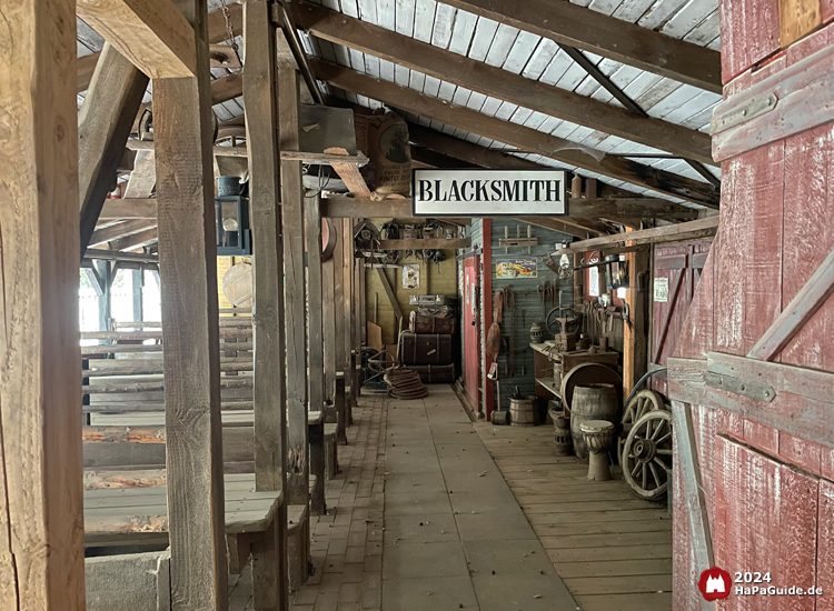 New Lübeck - Schild Blacksmith Ställe Pony Post