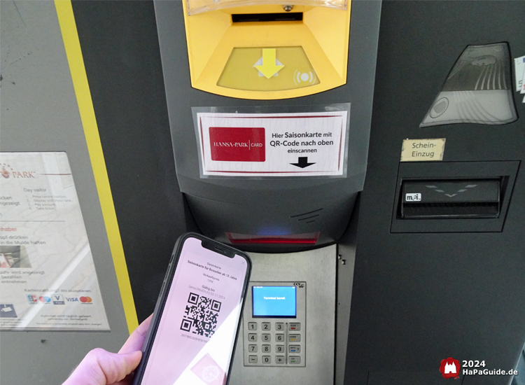 Parken - Saisonkartenticket Automat