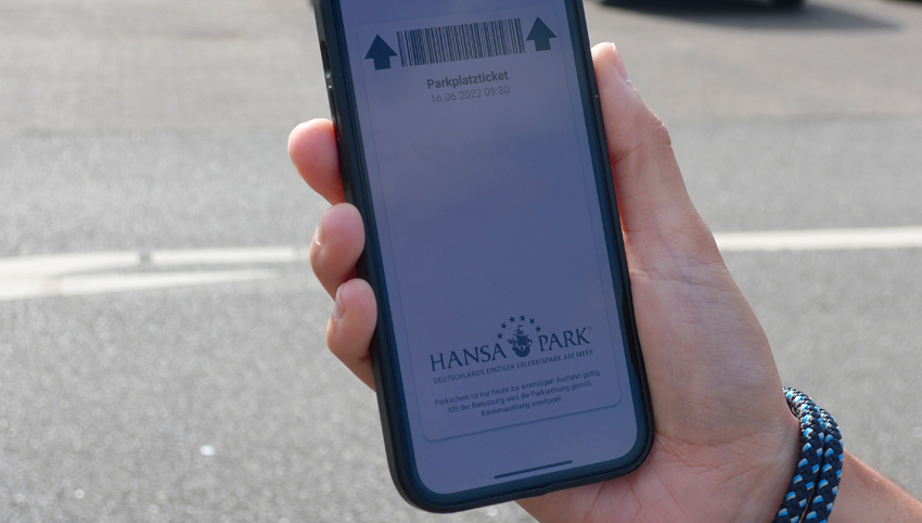 Mobiles Parkticket über die Hansa‑Park App Parken Hansa‑Park