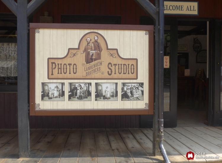 Photo-Studio - Schild Langenheim Brothers Nostalgiefotos