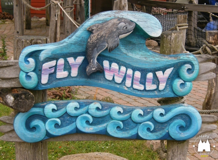 Piratenland - Schild Fly Willy