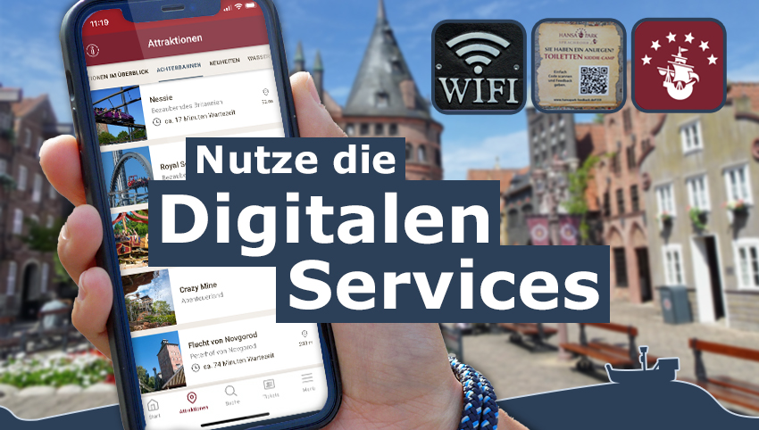 Digitale Services des Hansa-Parks