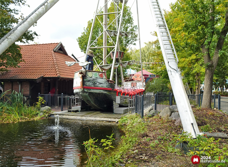 Schiffschaukel - Das Schiff in seiner Basis