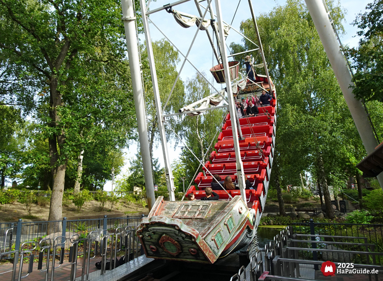 Schiffschaukel - Ausschwung