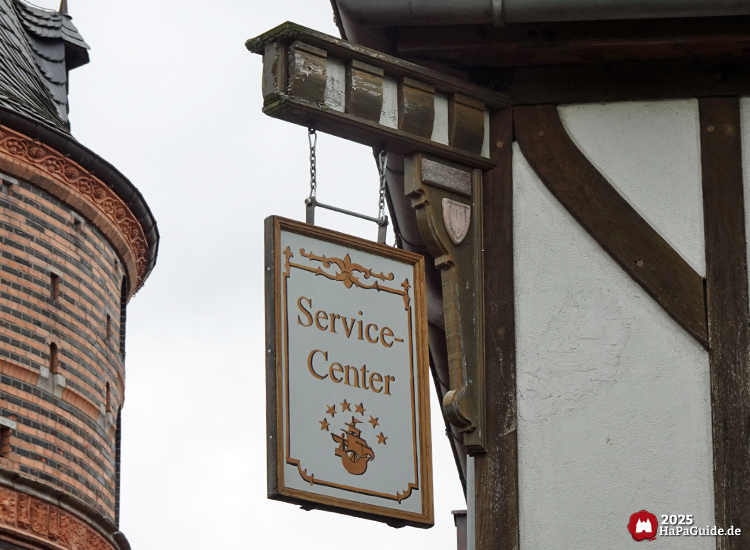 Service-Center - Schild
