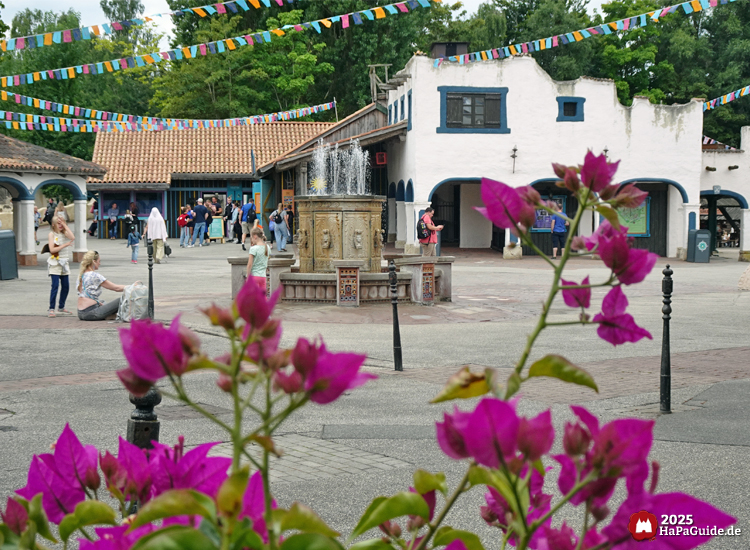 Sprechender Brunnen - Der Standort mitten auf dem Plaza del Mar