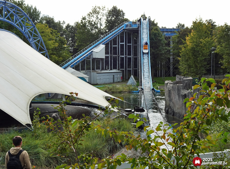 Super Splash - Abfahrt hinter Grün